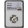 Image 1 : 1944 Mercury Dime Coin NGC MS66FB