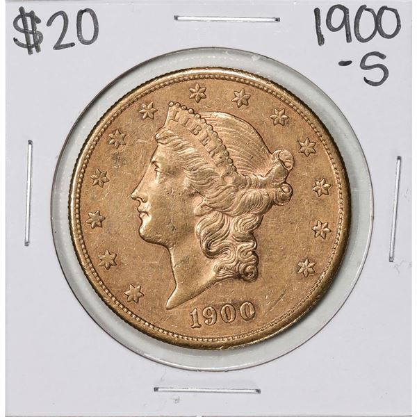 1900-S $20 Liberty Head Double Eagle Gold Coin