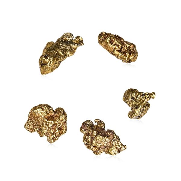 Lot of Gold Nuggets 2.86 Grams Total Weight
