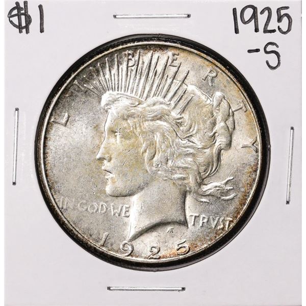 1925-S $1 Peace Silver Dollar Coin