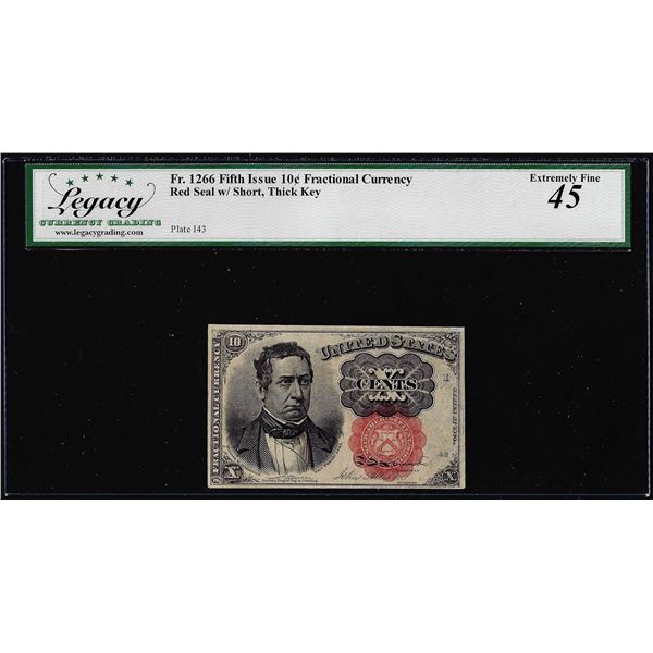 1874 Fifth Issue 10 Cents Fractional Currency Note Fr.1266 Legacy Extremely Fine 45