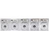 Image 1 : Lot of (5) 2018-Mo Mexico Proof 1/20 oz Silver Libertad Coins PCGS PR70DCAM