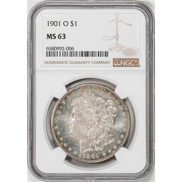 1901-O $1 Morgan Silver Dollar Coin NGC MS63