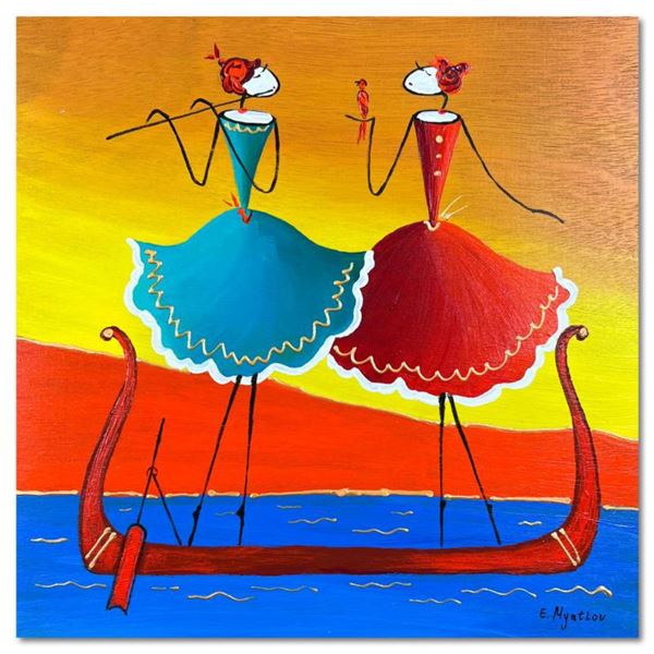 Myatlov Original Oil Painting On Board