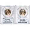 Image 2 : Lot of (2) 2007-P James Madison Presidential Dollar Coins PCGS MS65