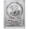 Image 2 : 2021-(S) Ty. 1 $1 American Silver Eagle Coin PCGS MS70 Cleveland Signature FDOI