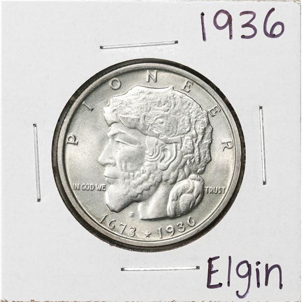 1936 Elgin Commemorative Half Dollar Coin