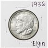 Image 1 : 1936 Elgin Commemorative Half Dollar Coin