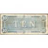 Image 2 : 1864 $10 Confederate States of America Note