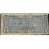 Image 2 : 1864 $10 Confederate States of America Note