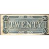 Image 2 : 1864 $20 Confederate States of America Note