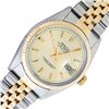 Image 1 : Rolex Mens Two Tone Champagne Index Datejust Wristwatch