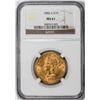 Image 1 : 1886-S $10 Liberty Head Eagle Gold Coin NGC MS61