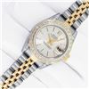 Image 2 : Rolex Ladies Two Tone Silver Index and Diamond Datejust Wristwatch