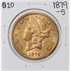 1879-S $20 Liberty Head Double Eagle Gold Coin