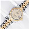 Image 2 : Rolex Ladies Two Tone Champagne Index Datejust Wristwatch