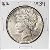 Image 1 : 1934 $1 Peace Silver Dollar Coin
