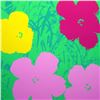 Image 2 : Andy Warhol "Flowers 1168" Print Serigraph On Paper