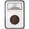 Image 1 : 1828 Coronet Head Large Cent Coin NGC XF45BN