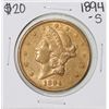 Image 1 : 1894-S $20 Liberty Head Double Eagle Gold Coin