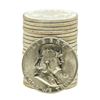 Image 1 : Roll of (20) Brilliant Uncirculated 1962-D Franklin Half Dollar Coins