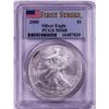 Image 1 : 2000 $1 American Silver Eagle Coin PCGS MS68 First Strike