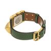 Image 4 : Hermes Green gold-Plated and Leather Medor Quartz 23m Watch
