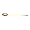 Image 2 : Purple Crystal Stick Pin - Yellow Gold Plated
