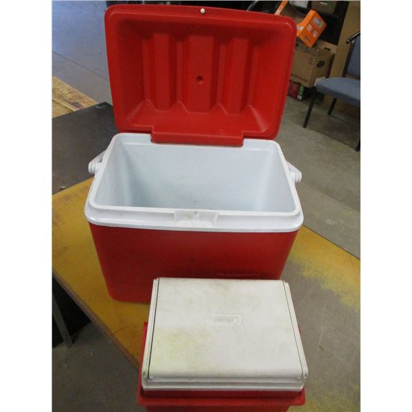 RUBBERMAID COOLER & COLEMAN COOLER