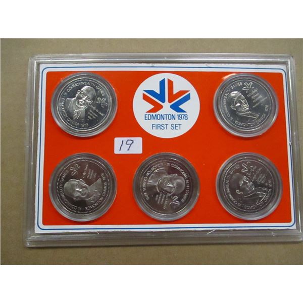 1978 EDMONTON FIRST SET COMMONWEALTH GAMES