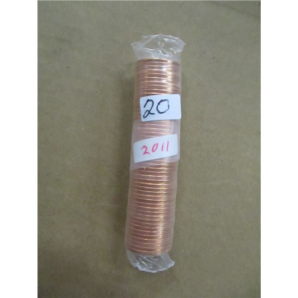 ROLL OF 2011 CANADA PENNIES