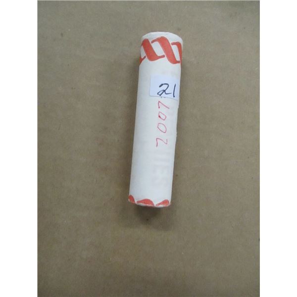 ROLL OF 2007 CANADA PENNIES