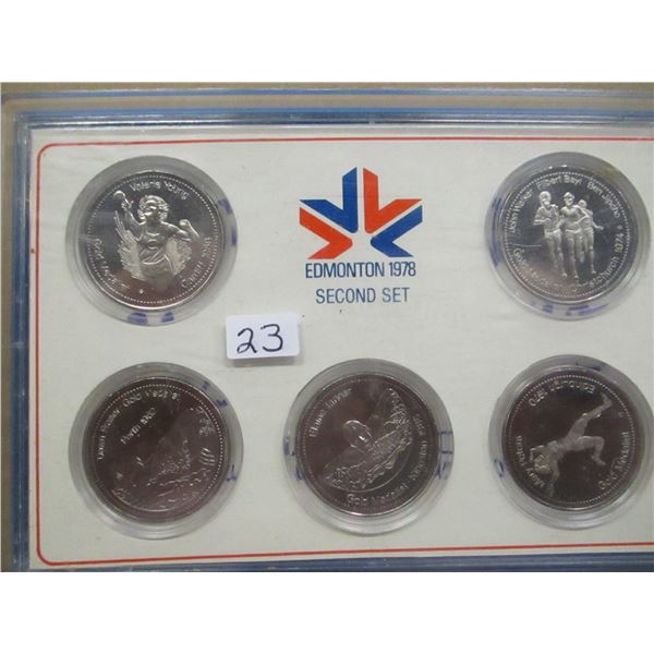 SECOND SET EDMONTON COMMONWEALTH GAMES