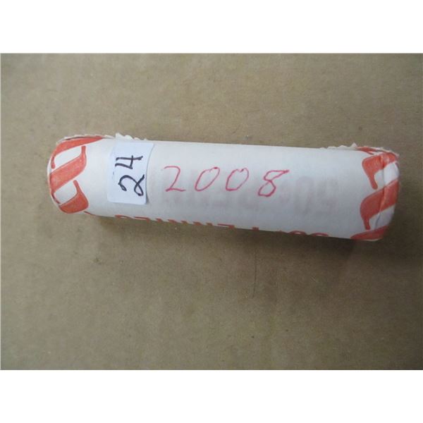 ROLL OF 2008 CANADA PENNIES
