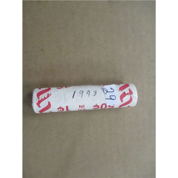 ROLL OF 1993 CANADA PENNIES