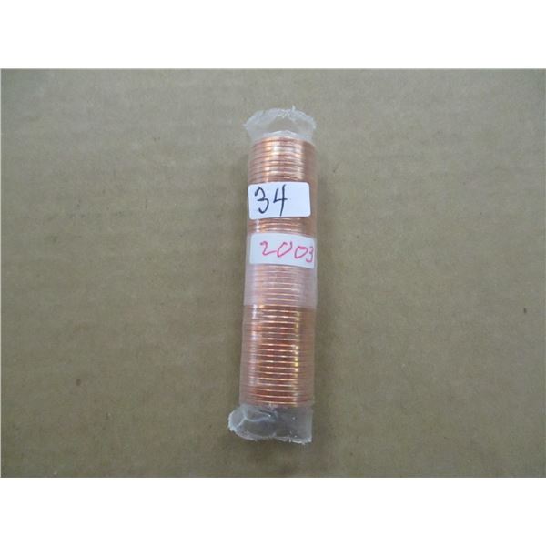 ROLL OF 2003 CANADA PENNIES