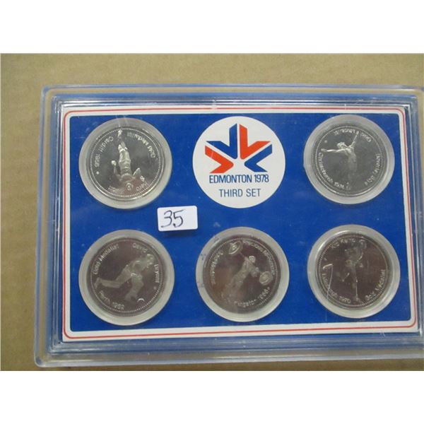 THIRD SET OF 1978 EDMONTON COMMONWEALTH GAMES