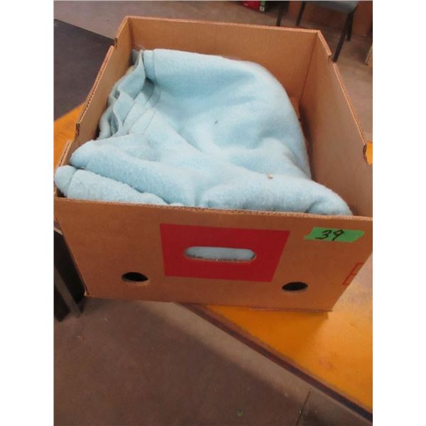 QUEEN BLUE FLEECE BLANKET