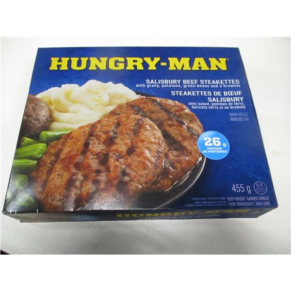 HUNGRY MAN SALSBURY STEAK DINNER (454 G)