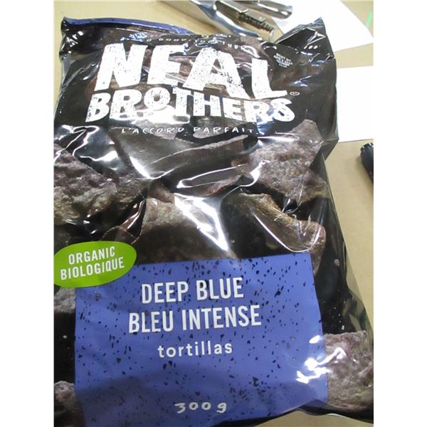 SHELF PULLS (AS IS):  NEAL BROS DEEP BLUE TORTILLA CHIPS (300G) - BAG