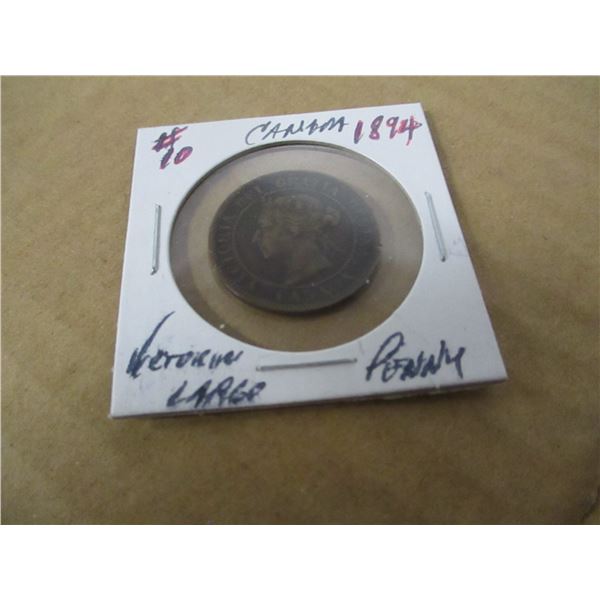 1894 CANADA VICTORIAN LARGE PENNY