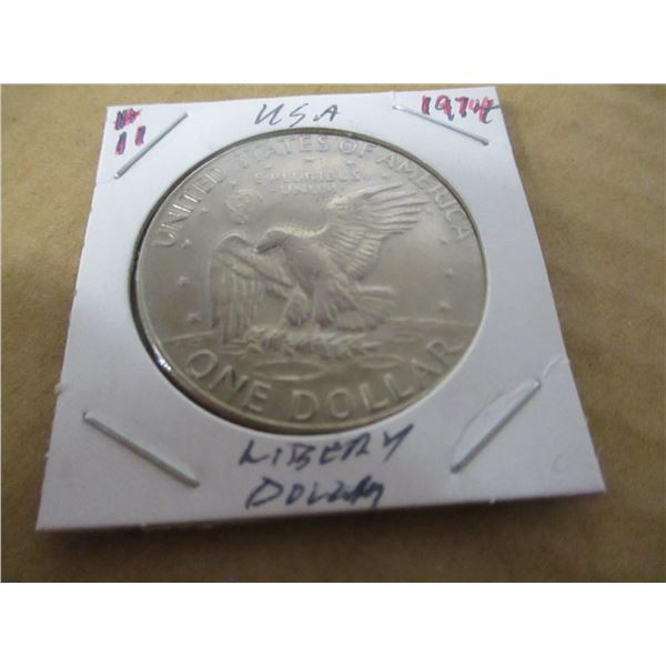 1974 USA LIBERTY BU DOLLAR