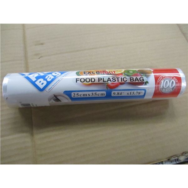 100 FOOD BAGS (25 X 35 CM) - PER PACKAGE