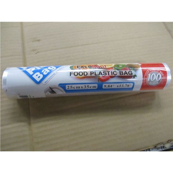 100 FOOD BAGS (25 X 35 CM) - PER PACKAGE