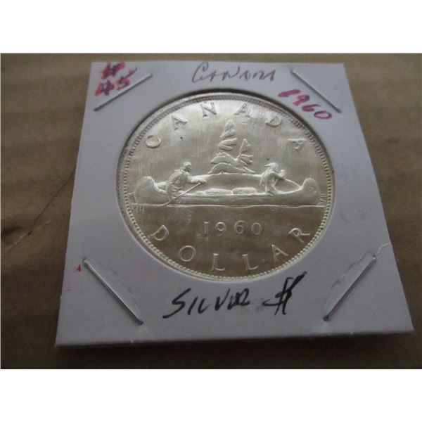 1960 CANADA SILVER DOLLAR