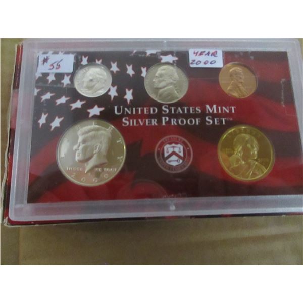 YEAR 2000 UNITED STATES SILVER PROOF SET