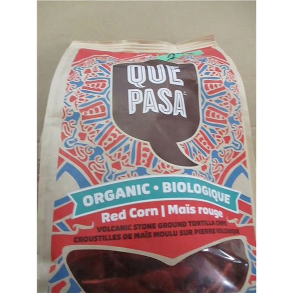 SHELF PULLS (AS IS):  QUE PASA RED CORN CHIP TORTILLA CHIPS (300G) - BAG