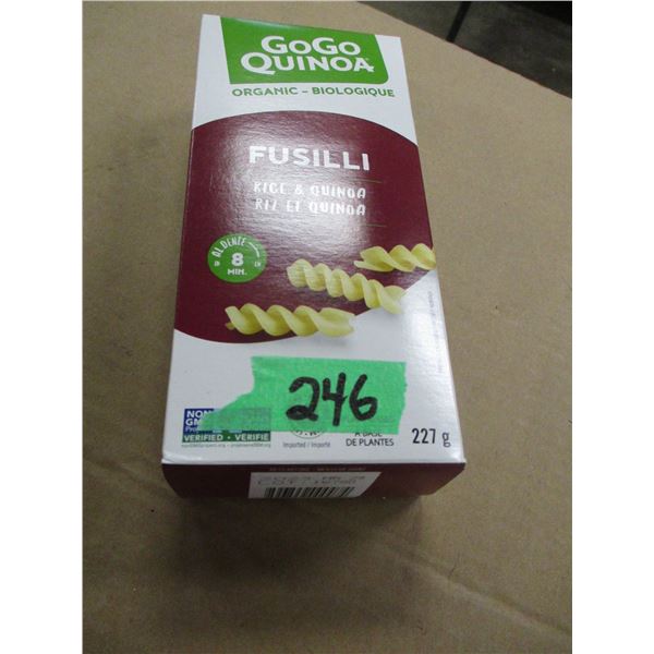 SHELF PULLS (AS IS):  FUSILI RICE & QUINOA (227G) - BOX