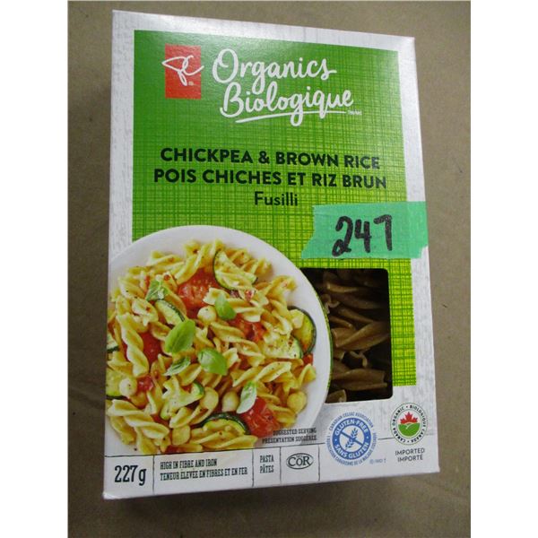 SHELF PULLS (AS IS):  CHICK PEA & BROWN RICE FUSILLI (227 G) - BOX