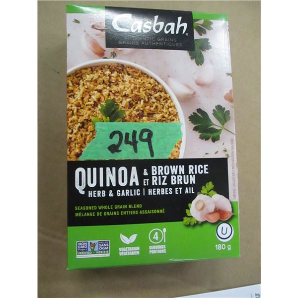 SHELF PULLS (AS IS):  QUINOA & BROWN RICE (180G) - BOX
